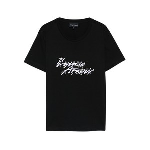 엠포리오아르마니 장식 티셔츠, 블랙계열, Standard XL(KR 88)