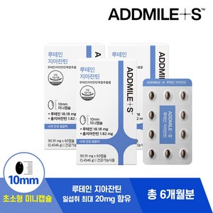 애드마일스 루테인 지아잔틴 미니 3box (6개월분), 60정, 3개