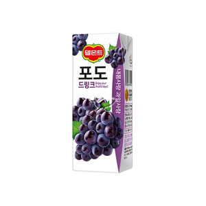 델몬트 포도 드링크 190ml, 12개