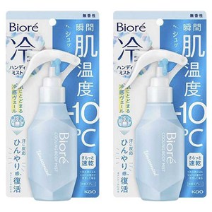 비오레 쿨링 핸디 바디 미스트, 120ml, 2개