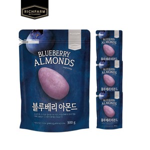 리치팜너트 블루베리아몬드300g, 300g, 4개