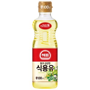 해표 콩기름 식용유, 900ml, 3개