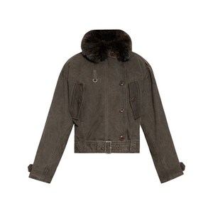 겐조 페이크 퍼 재킷