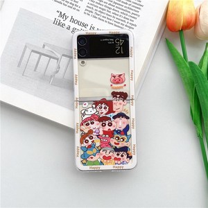 AOHAO 갤럭시 Z플립4 귀여운 캐릭터 짱구 케이스