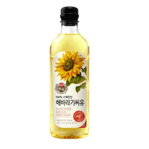 CJ 백설 해바라기씨유 900mL X 4개