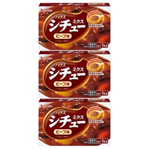하우스푸즈 대용량 스튜믹스 비프, 1kg, 3개
