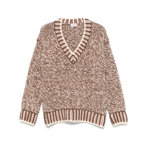 몽클레르 V넥 스웨터, 브라운계열+핑크계열, Standard M(KR 66)