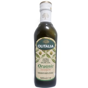 올리타리아 유기농 엑스트라버진 올리브유, 500ml, 1개