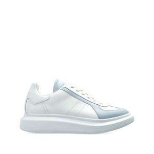 알렉산더맥퀸 오버사이즈 레트로 레더 스니커즈, Italy 43(KR 280), 화이트계열+블루계열