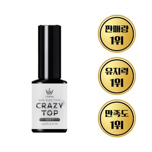 논와이프 크레이지 오버레이 탑젤 14ml, 소프트, 1개