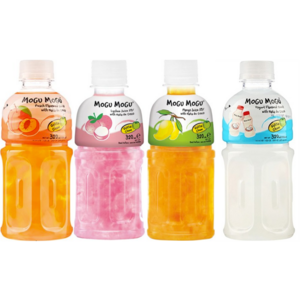 모구모구 4가지맛(리치+복숭아+요거트+망고), 320ml, 24개