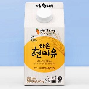 라온 현미유, 1개, 500ml