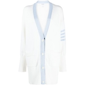 톰 브라운 4 바 코튼 가디건, 화이트계열, Italy 38(KR 44)