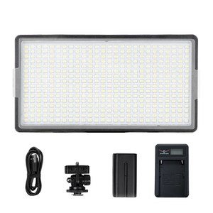 주닉스 LED416 비디오 방송용 라이브 조명 색온도 밝기 조절 416pcs 라이트 풀패키지