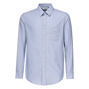 셀린느 버튼 업 셔츠, 블루계열, Collar (cm) 38