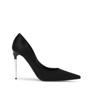 돌체앤가바나 포인티드 가죽 펌프스 105mm, Europe 36(KR 230), 블랙계열