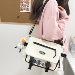 DTF 이타백 크로스백 투명 메신저백 PVC