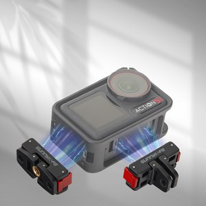써니라이프 DJI 오즈모360/액션5프로 나사홀 변환 퀵릴리즈 마그네틱 메탈 어댑터 마운트 액션카메라 악세사리
