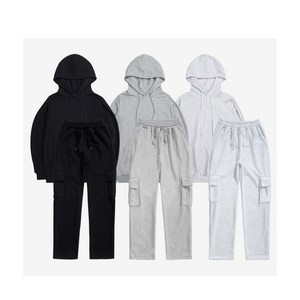 뉴센 트레이닝복 세트 후드티 카고일자팬츠 운동복 상하의 추리닝 셋업