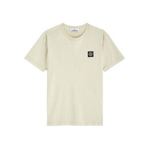 스톤 아일랜드 로고 패치 티셔츠