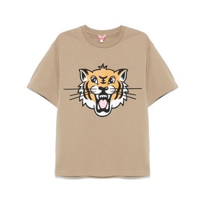 겐조 해피 타이거 티셔츠, 브라운계열, Standard XXL(KR 115)