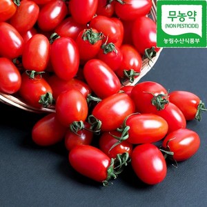 달찐과일 소상공인관 무농약 대추방울토마토 2kg (1-3번과/로얄과) 농협 로컬푸드127540, 대추방울토마토 1kg (1-3번과), 1개