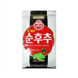 [해피트리] 오뚜기 오쉐프 향신료 순후추 파우치 1 KG *bf8292ea podev, 1kg, 1개