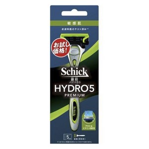 쉬크 하이드로 5 프리미엄 센시티브 스킨 날면도기
