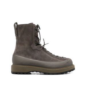스톤 아일랜드 레이스업 스웨이드 부츠 40mm, Europe 41(KR 260), 그레이계열+그린계열