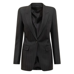 톰포드 노치드 라펠 싱글 브레스티드 블레이저, 그레이계열, Italy 40