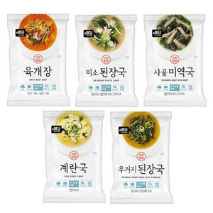 맛있는 초간단 간편국 동결건조 블럭 국 5P