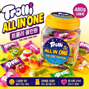 트롤리 올인원 젤리 25개입, 480g, 1개