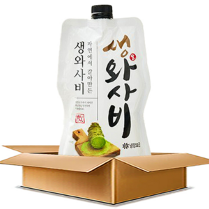 주비푸드 자연에서 갈아만든 생와사비 (750g x 6개) 도시어부 도시횟집 무료 아이스포장, 750g, 6개