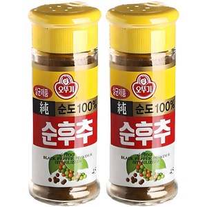 오뚜기 순후추, 45g, 2개