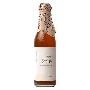 동명 저온 압착 고소한 통참깨100% 방앗간 참기름, 350ml, 1개