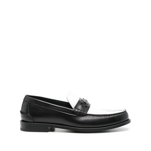 베르사체 메두사 장식 컬러 블록 로퍼