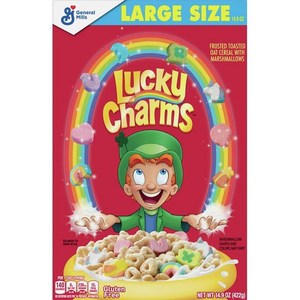 제네럴밀스 럭키 참 오트 시리얼 매지컬 유니콘 마시멜로, 422g, 1개