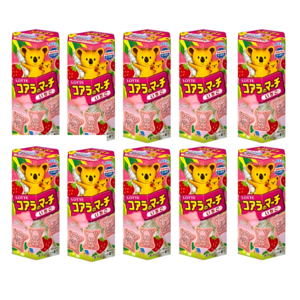롯데 코알라노 마치 딸기 스낵 48g x10개, 48g, 10개