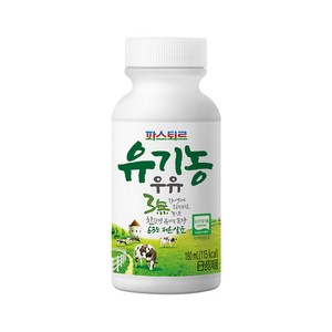 파스퇴르 유기농우유 180ml, 7개