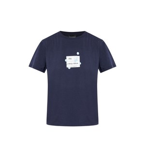 엠포리오아르마니 프린트 티셔츠, 블루계열, Standard XS(KR 44)