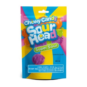 사워헤드 츄잉캔디 30g, 30g, 12개