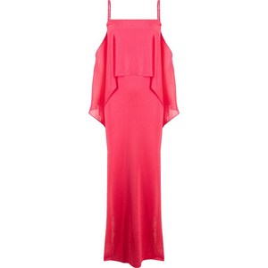 톰포드 오프숄더 러플 디테일 드레스, 핑크계열, Standard M