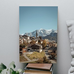모던 감성 인테리어액자 미드 센츄리 그림 사진 캔버스 액자, 19. 스위스의 풍경