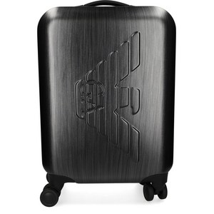 엠포리오아르마니 엠보스드 로고 트래블 백