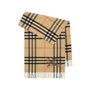 버버리 체크 이퀘스트리안 나이트 디자인 스카프