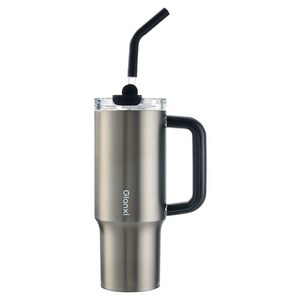 GIANXI 단색 보온보냉병, 1000ml, 메탈릭 애쉬, 1개