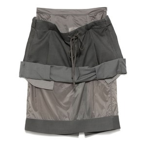 메종 마르지엘라 레이어드 미디 스커트, 그레이계열, Italy 40(KR 55)