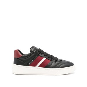 발리 디보스드 로고 가죽 스니커즈, Europe 36(KR 230), 블랙계열