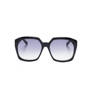 끌로에 스퀘어 프레임 선글라스, 57, 블랙계열
