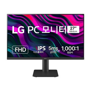 LG전자 27MS550 27인치 스피커내장 모니터 프리싱크 컴퓨터모니터(27ML600SW 후속), 68.6cm